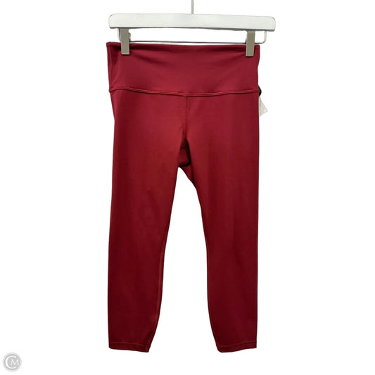 Athletic Leggings By Athleta In Red, Size: S