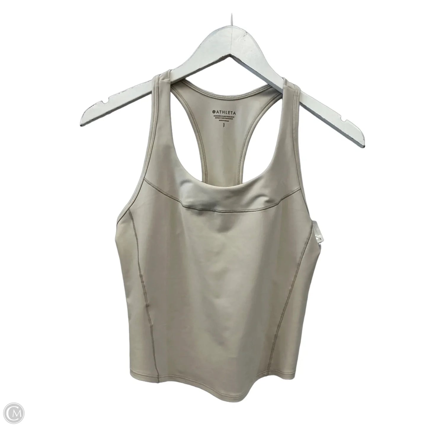 Athletic Tank Top By Athleta In Cream, Size: S