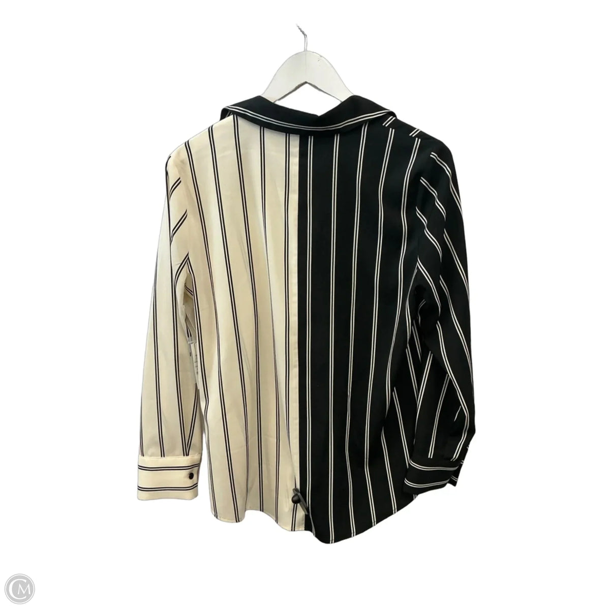 Top Long Sleeve By Bar Iii In Striped Pattern, Size: S