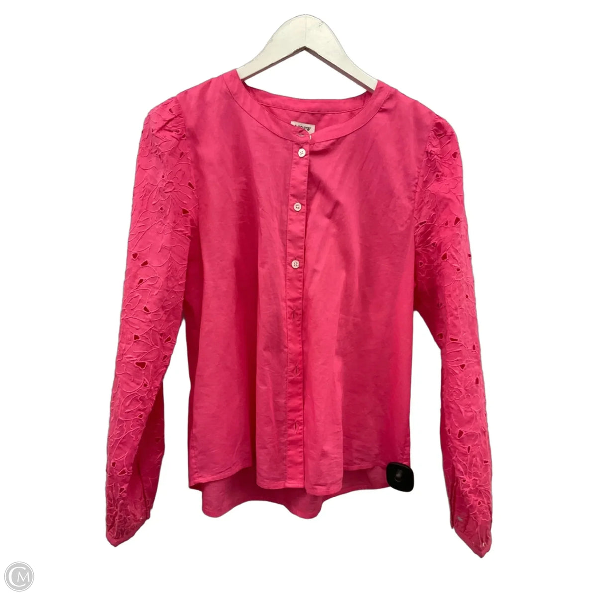 Top Long Sleeve By J. Crew In Pink, Size: M