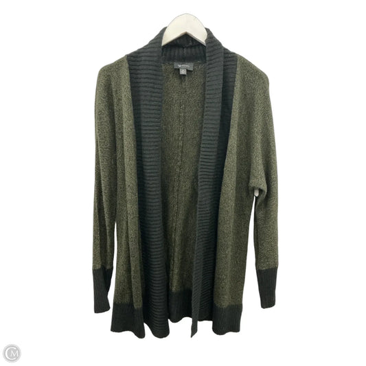 Sweater Cardigan By Ab Studio In Green, Size: M
