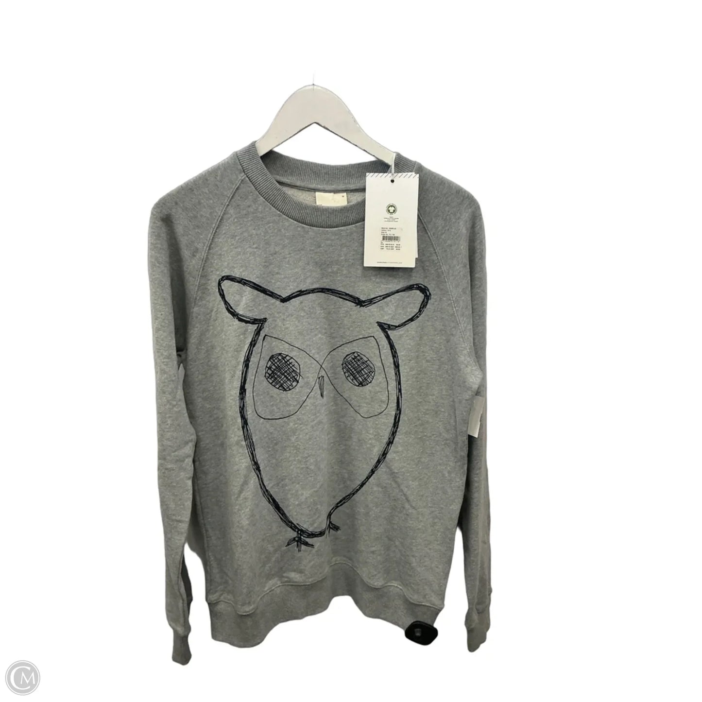 Sweatshirt Crewneck By Clothes Mentor In Grey, Size: M