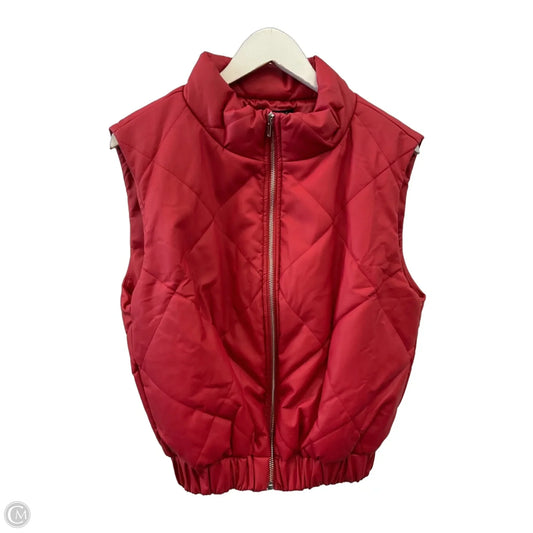 Vest Puffer & Quilted By Thml In Red, Size: S