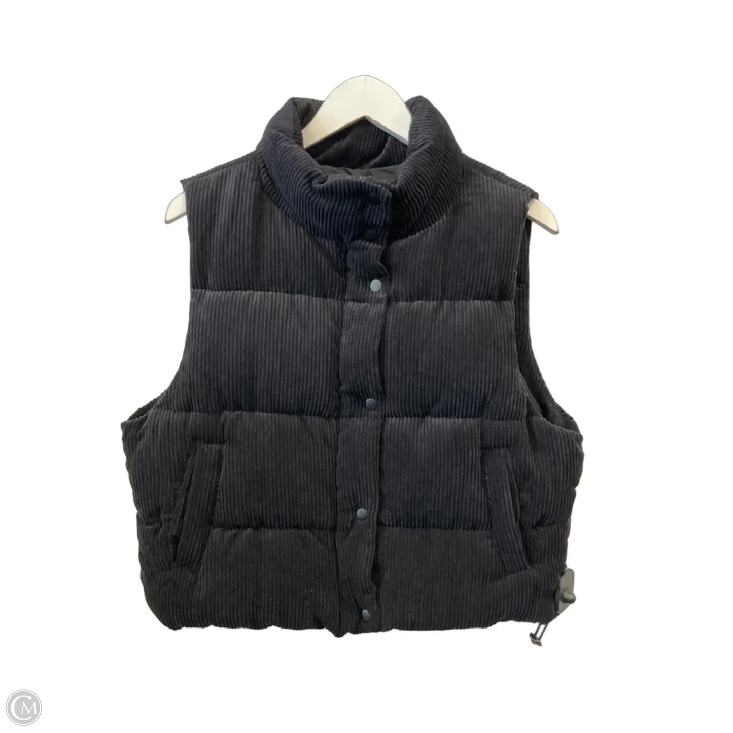 Vest Puffer & Quilted By Love Tree In Black, Size: L