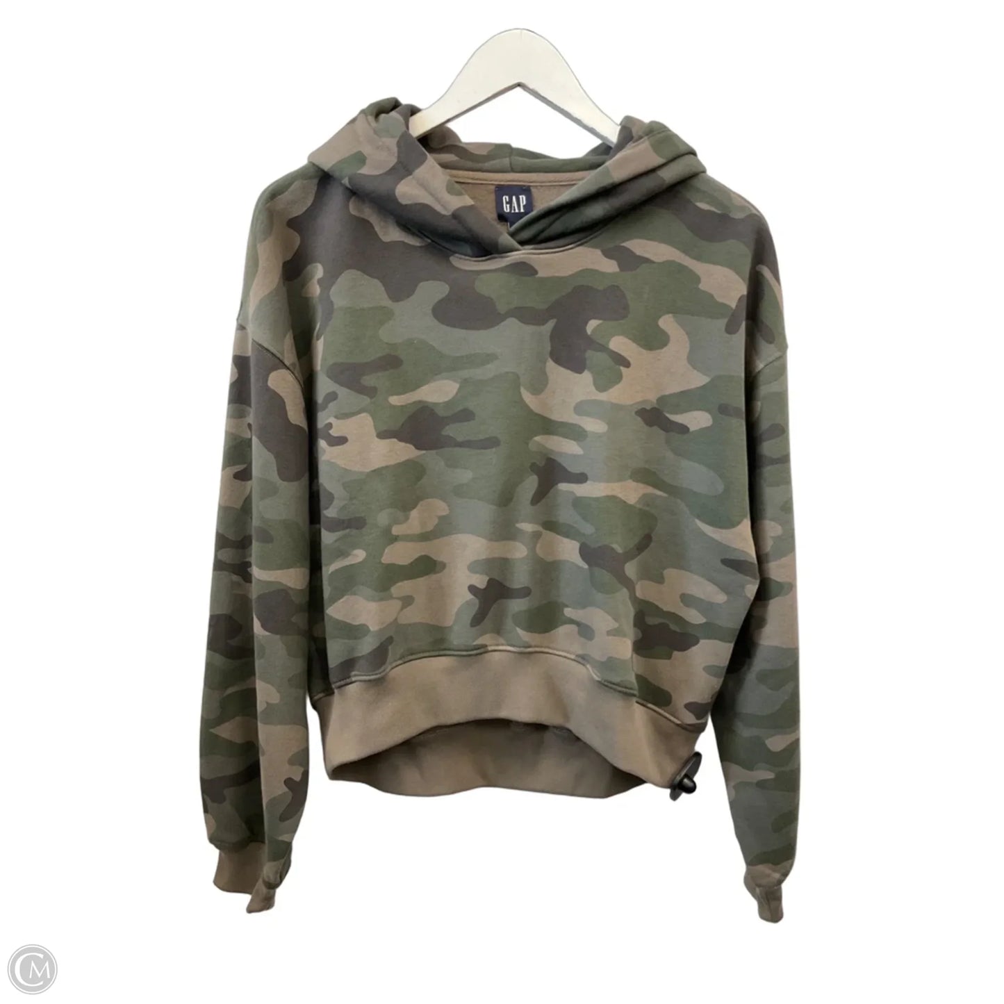 Sweatshirt Hoodie By Gap In Camouflage Print, Size: Xs