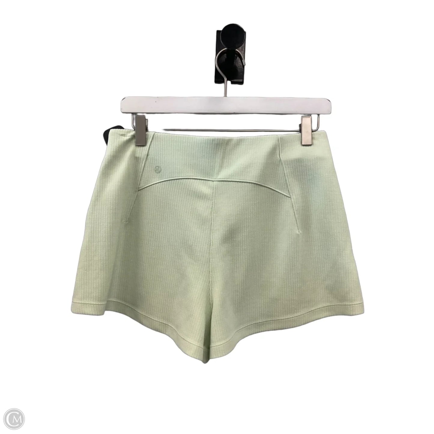 Athletic Shorts By Lululemon In Green, Size: 8