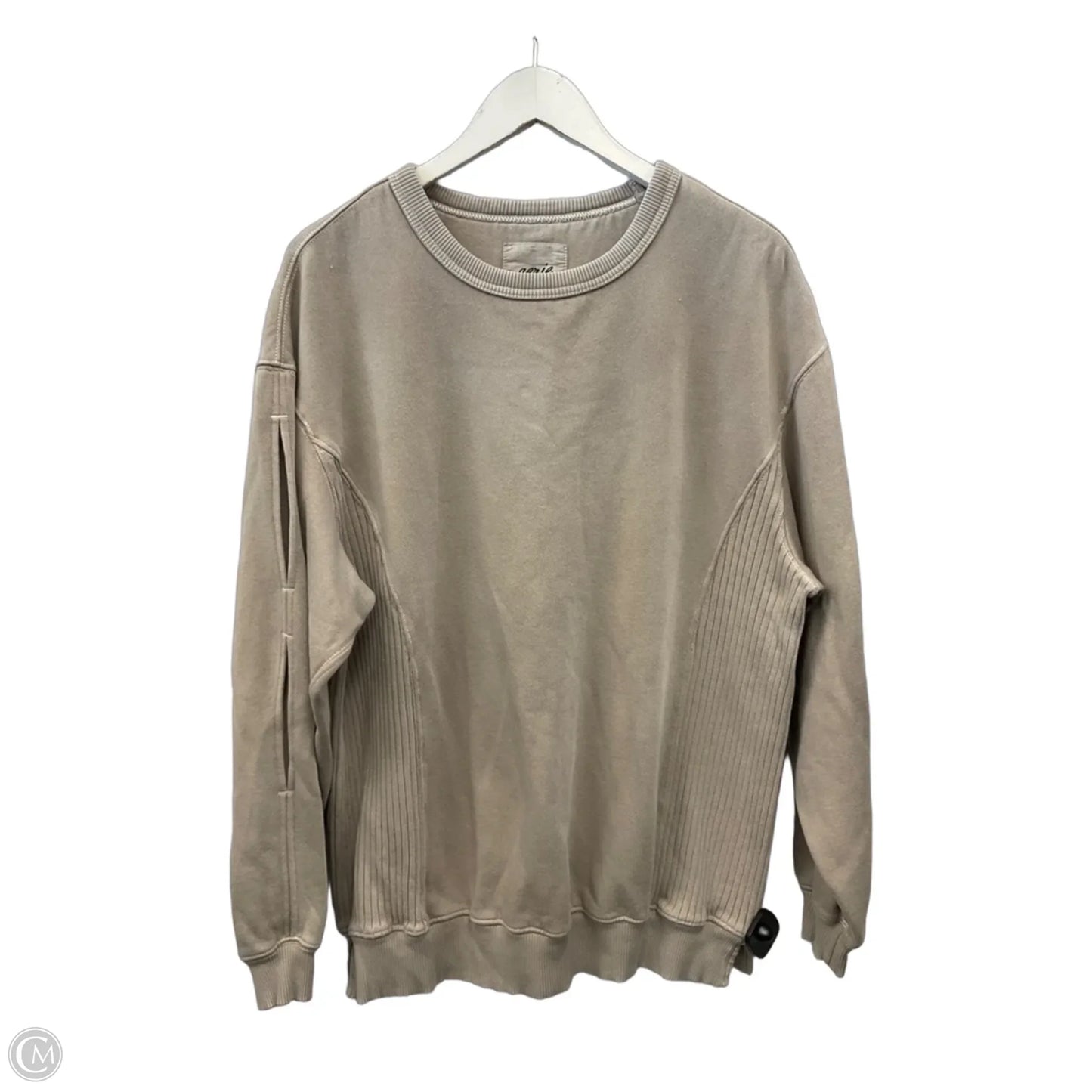 Sweatshirt Crewneck By Aerie In Tan, Size: Xs