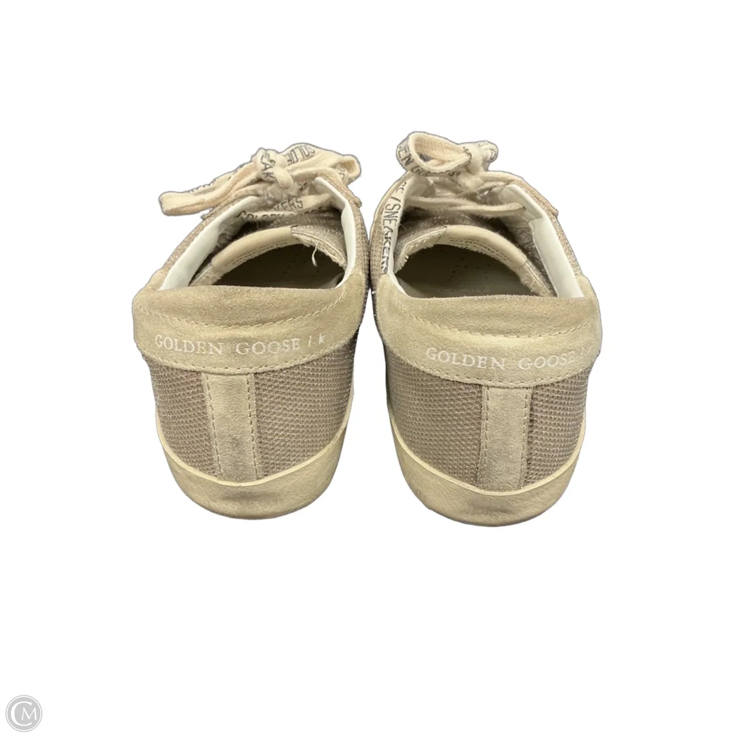 Shoes Luxury Designer By Golden Goose In Gold, Size: 6