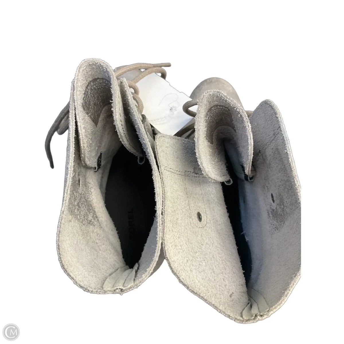 Boots Ankle Heels By Sorel In Grey, Size: 9