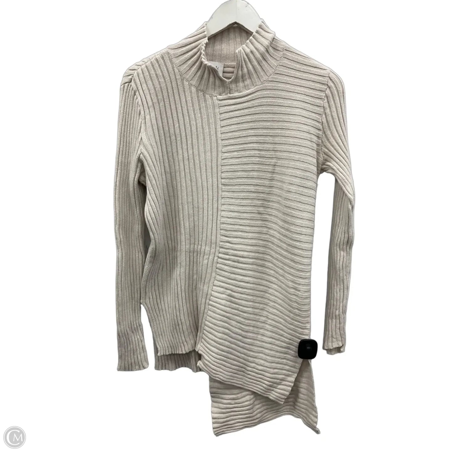 Sweater By Cabi In White, Size: S