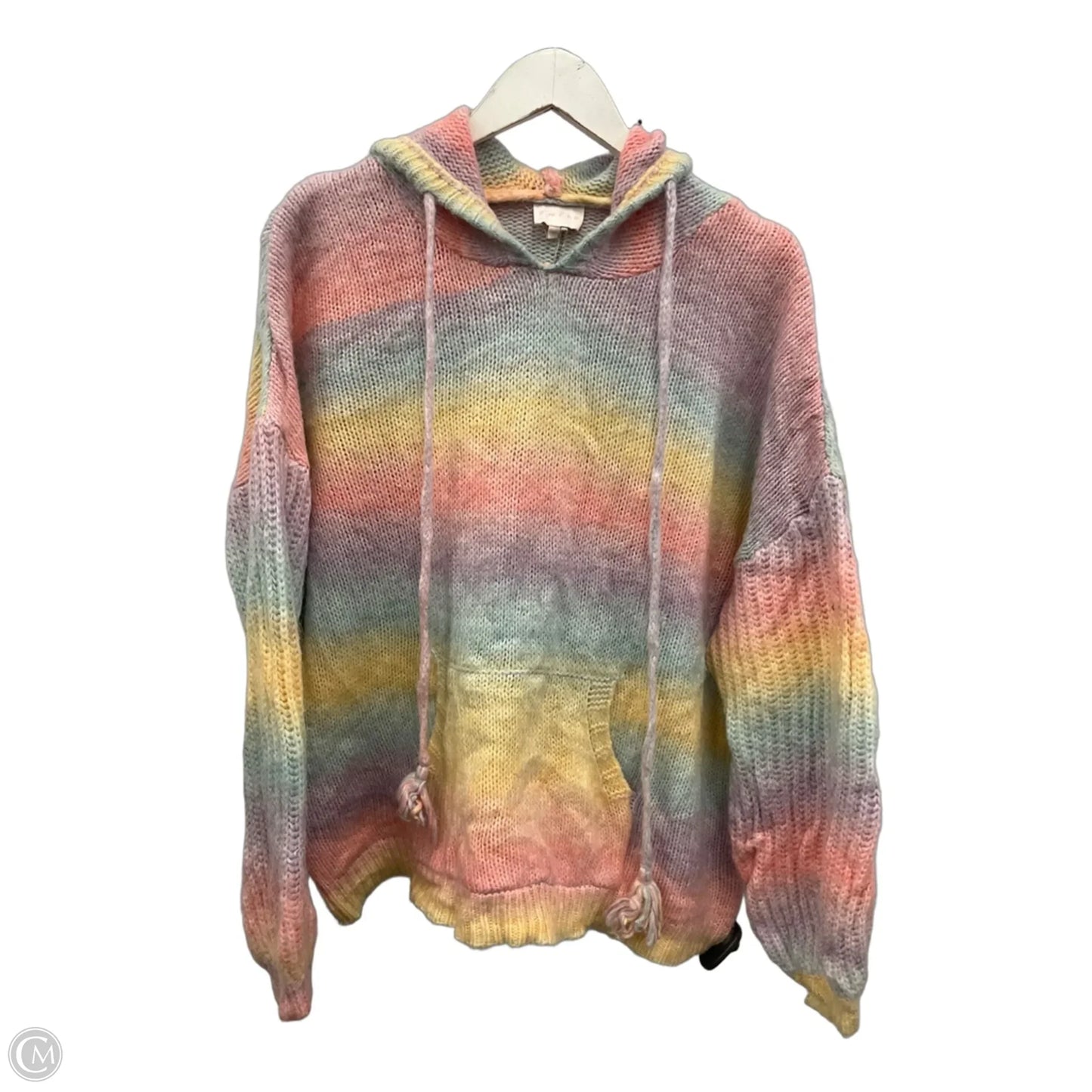 Sweater By Entro In Pink & Purple, Size: S