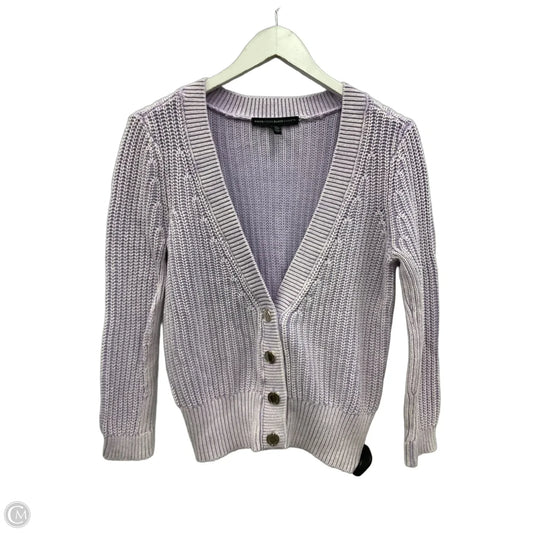 Sweater Cardigan By White House Black Market In Purple, Size: S