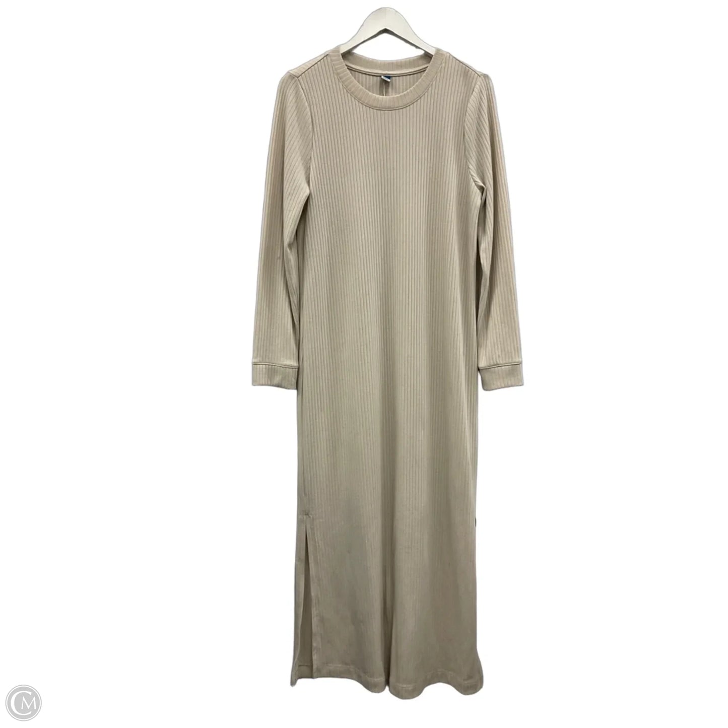 Dress Casual Maxi By Old Navy In Tan, Size: L