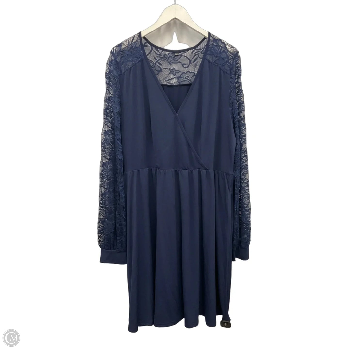 Dress Casual Midi By Clothes Mentor In Navy, Size: Xxl