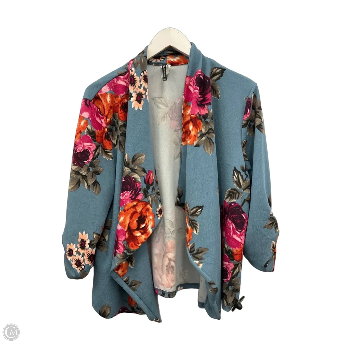 Blazer By Clothes Mentor In Blue, Size: 2x