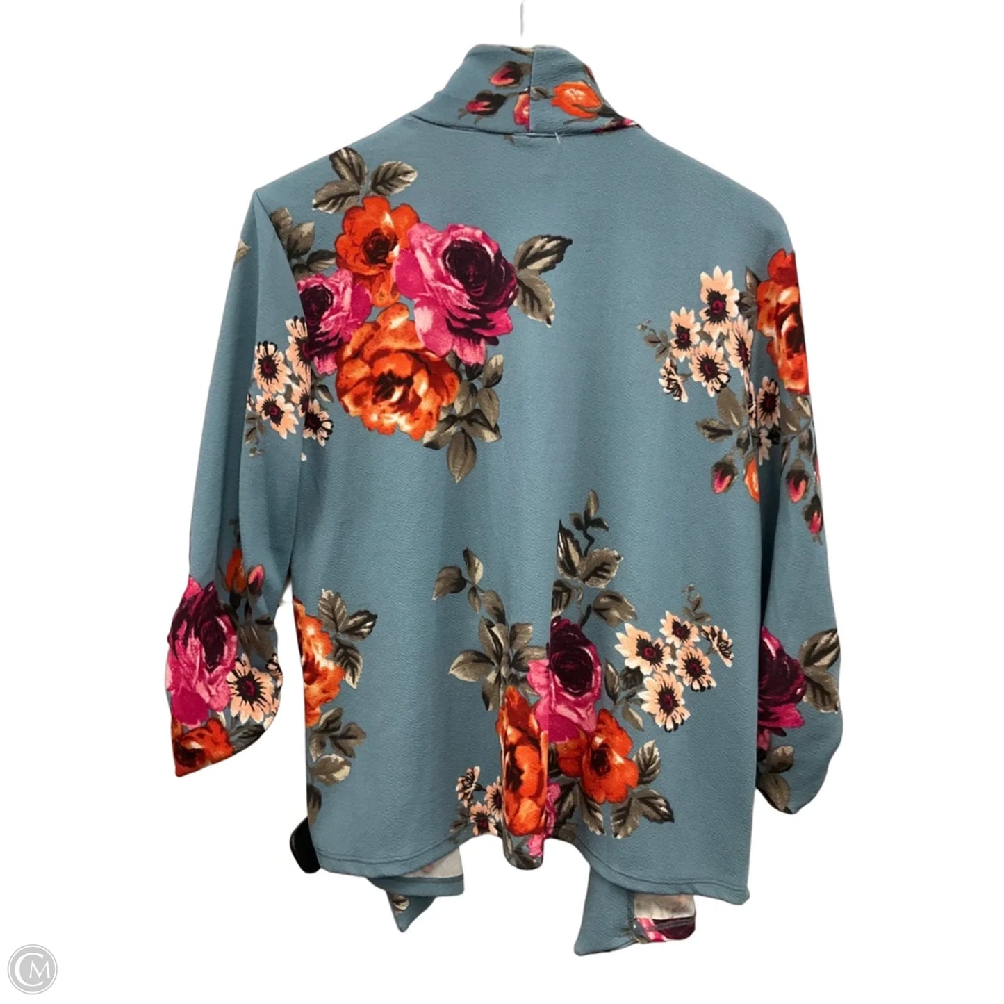 Blazer By Clothes Mentor In Blue, Size: 2x