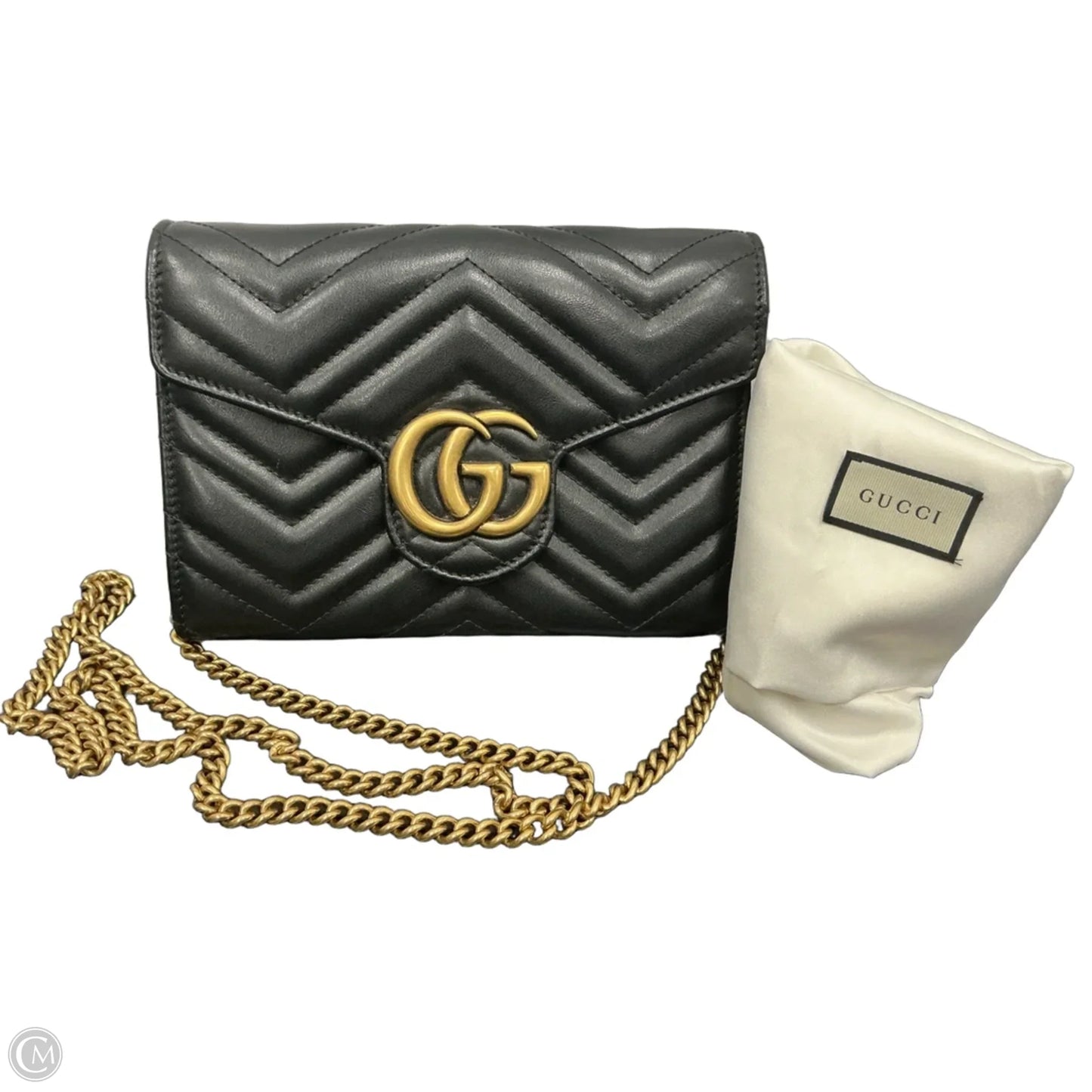 Crossbody Luxury Designer By Gucci, Size: Small