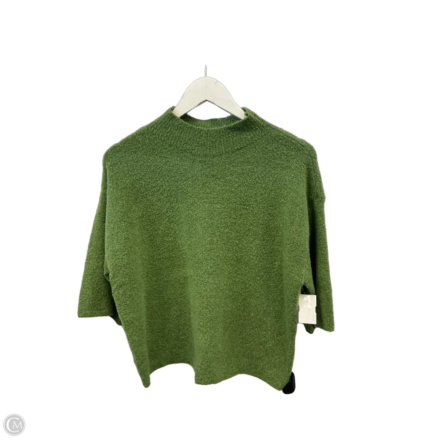 Sweater Short Sleeve By Abercrombie And Fitch In Green, Size: L