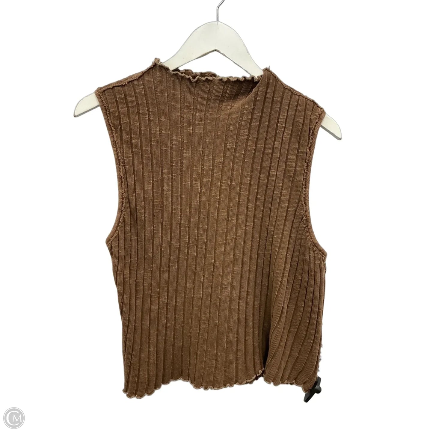 Top Sleeveless By We The Free In Brown, Size: L