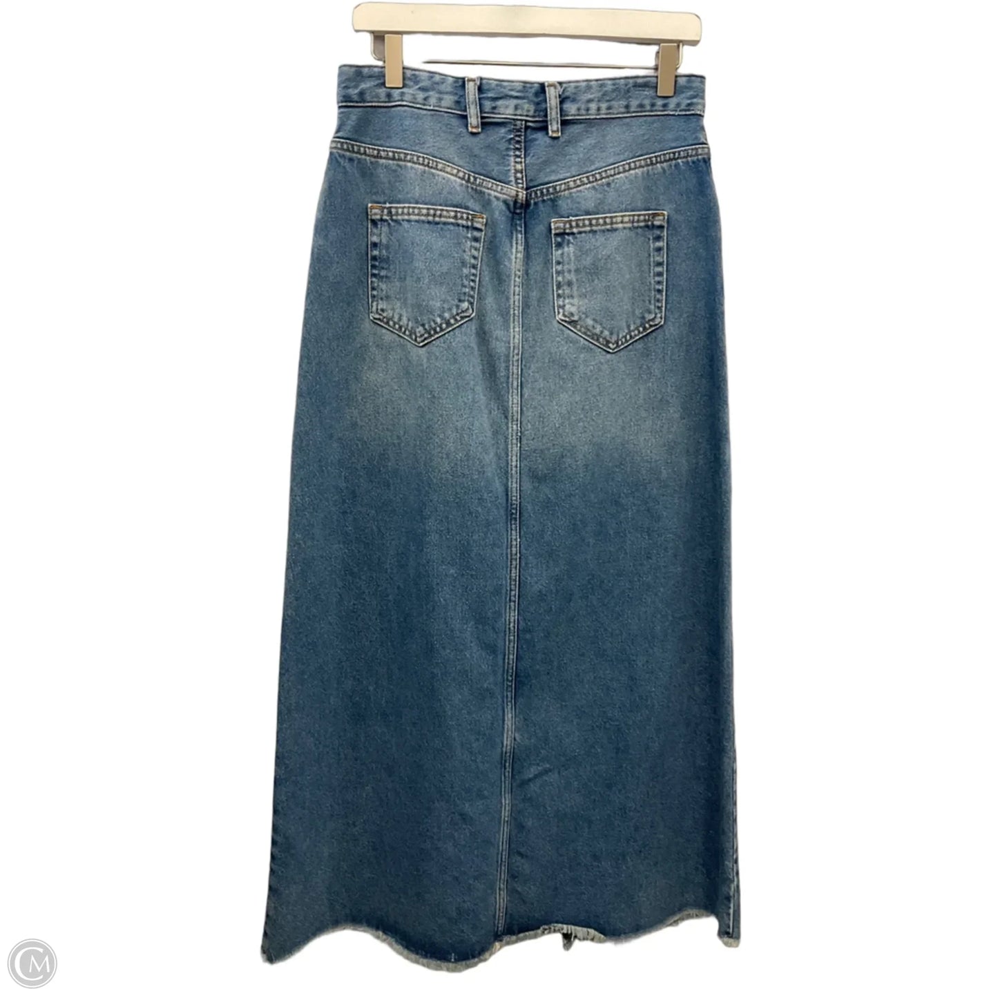 Skirt Maxi By Pilcro In Blue Denim, Size: 6
