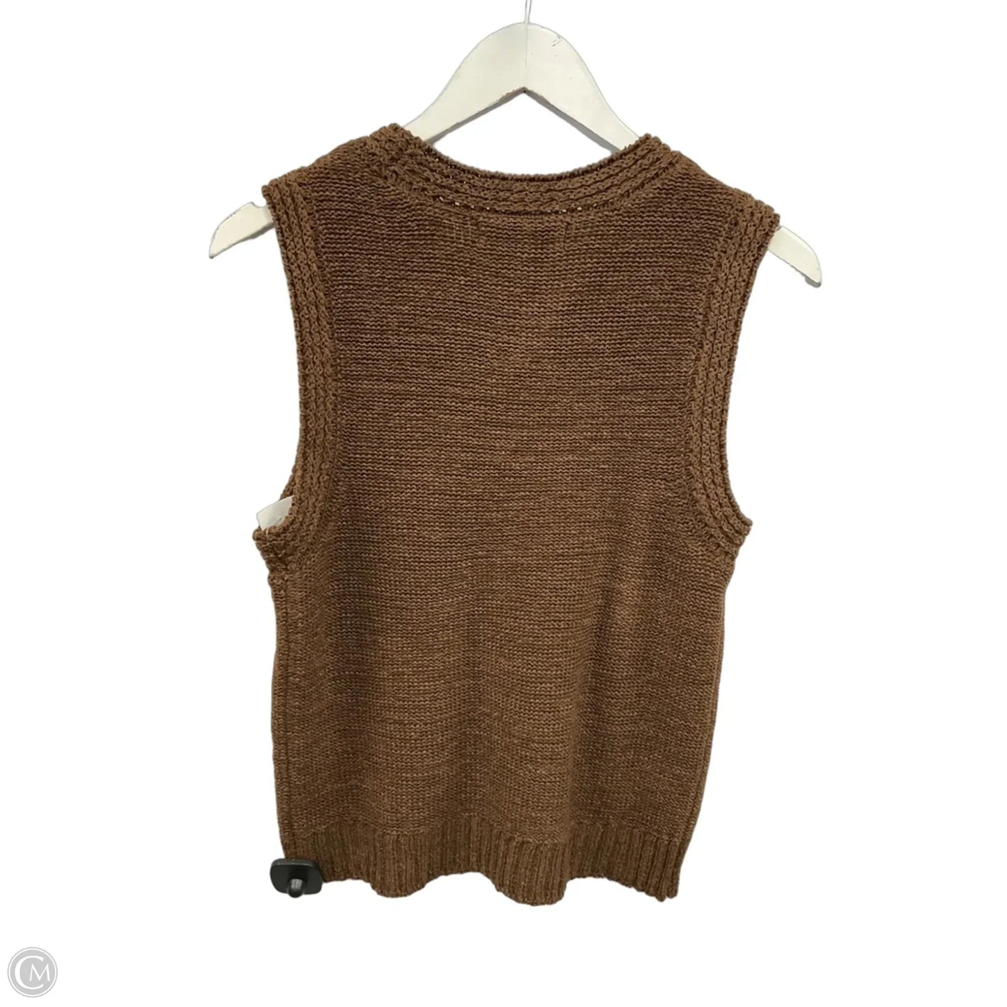 Top Sleeveless By Marled In Brown, Size: M