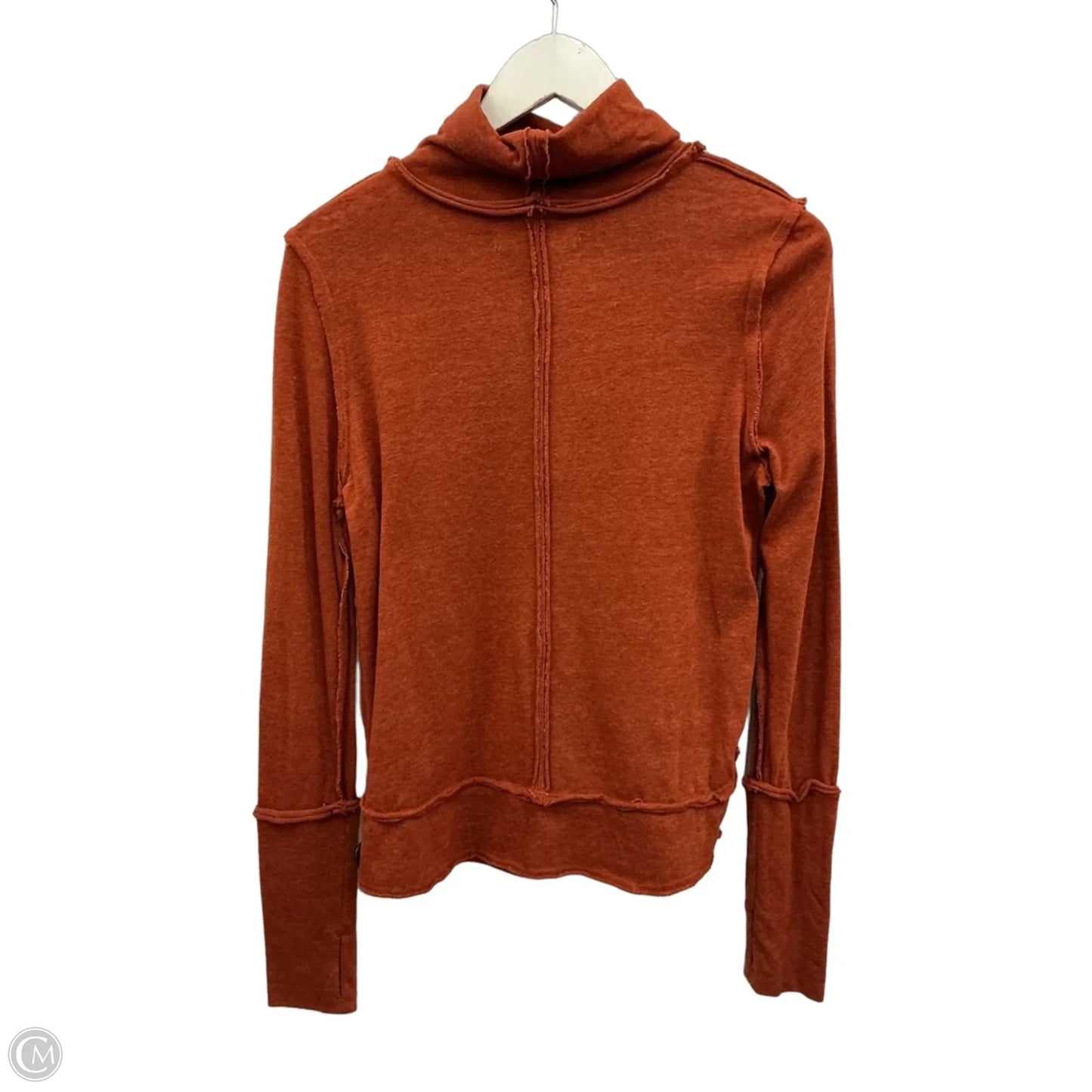 Top Long Sleeve By We The Free In Orange, Size: M