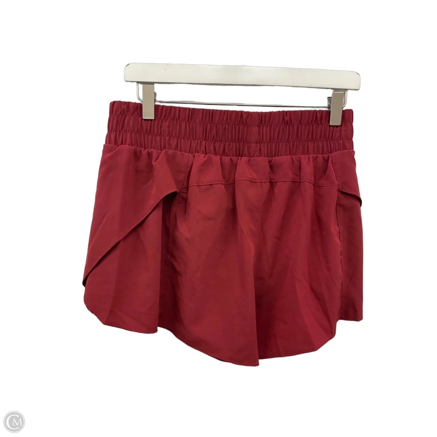 Athletic Shorts By 90 Degrees By Reflex In Maroon, Size: M