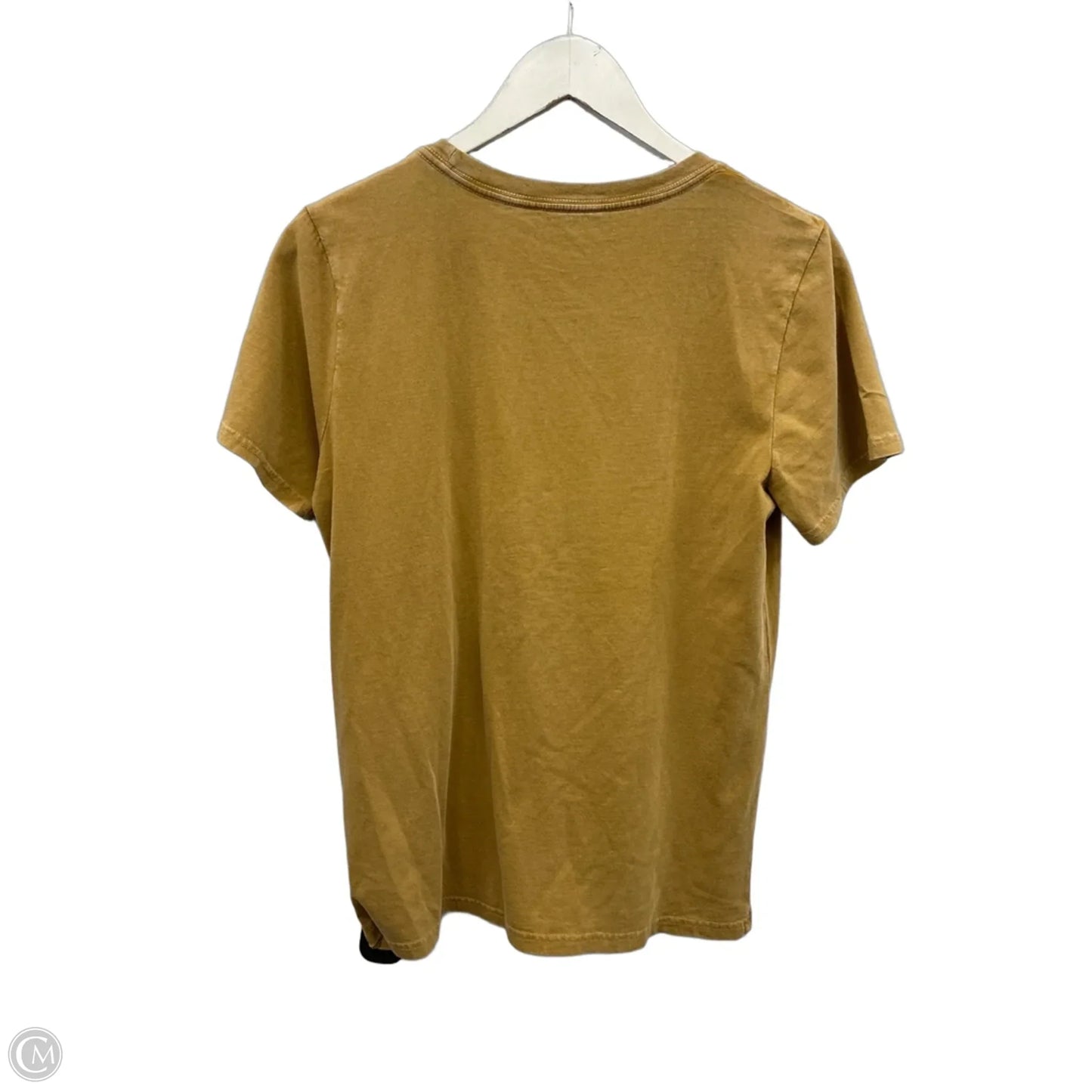 Top Short Sleeve By Lucky Brand In Black, Size: M
