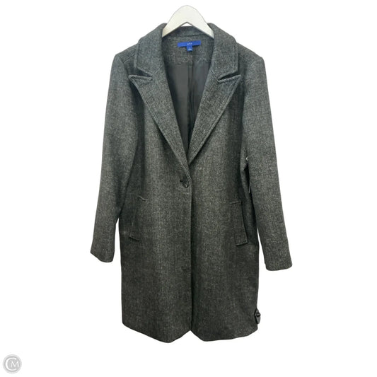 Coat Peacoat By Lands End In Maroon, Size: Xlp