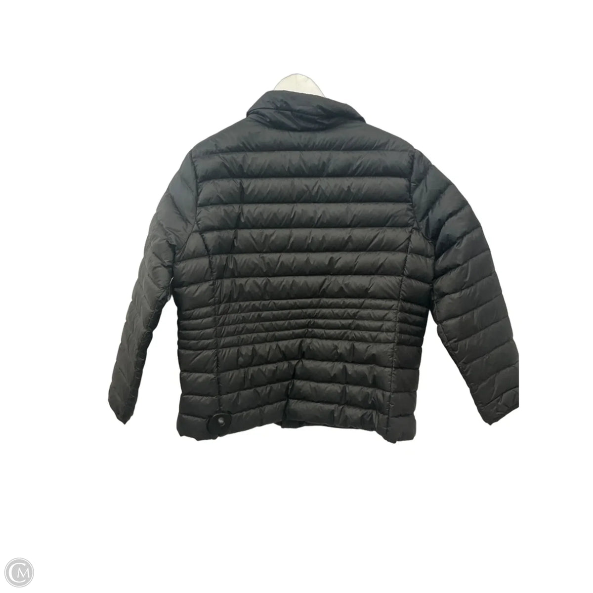 Jacket Puffer & Quilted By Lands End In Black, Size: Lp