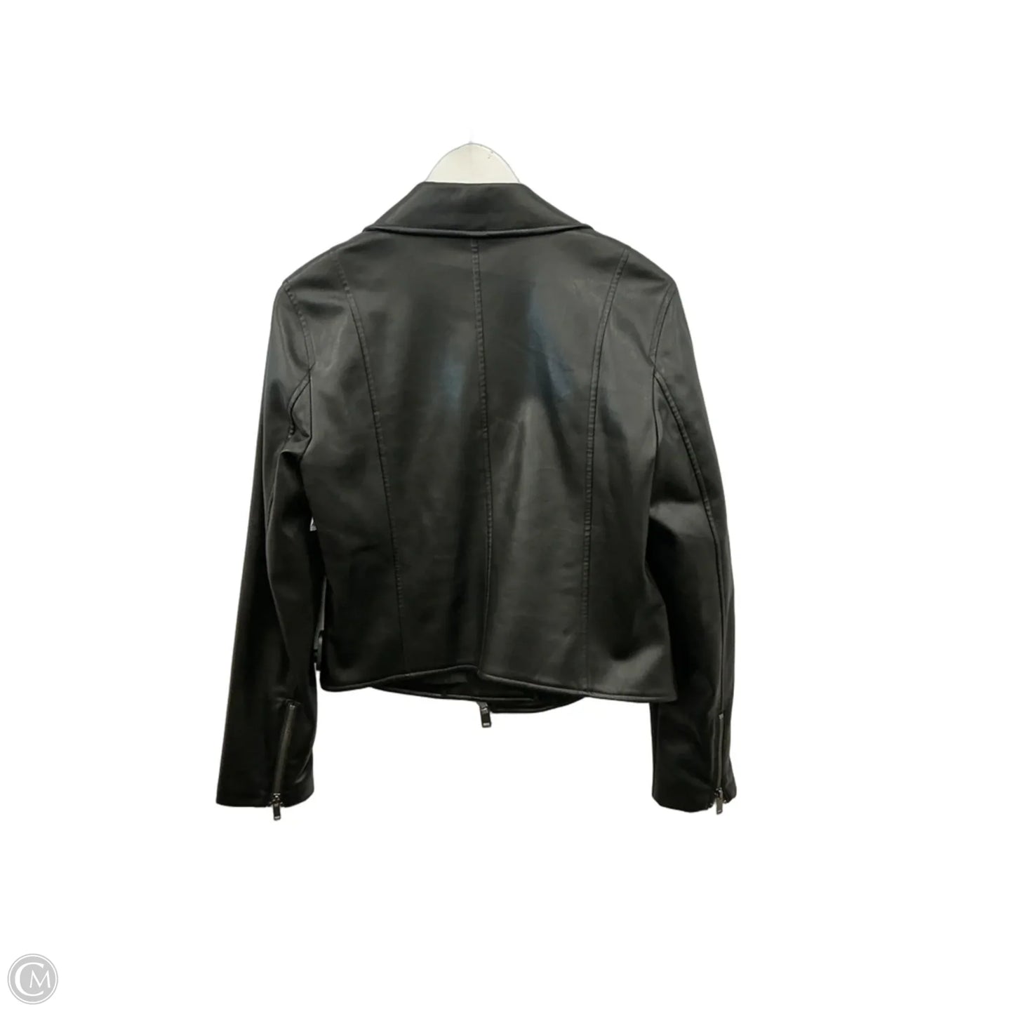 Jacket Moto By Gap In Black, Size: M