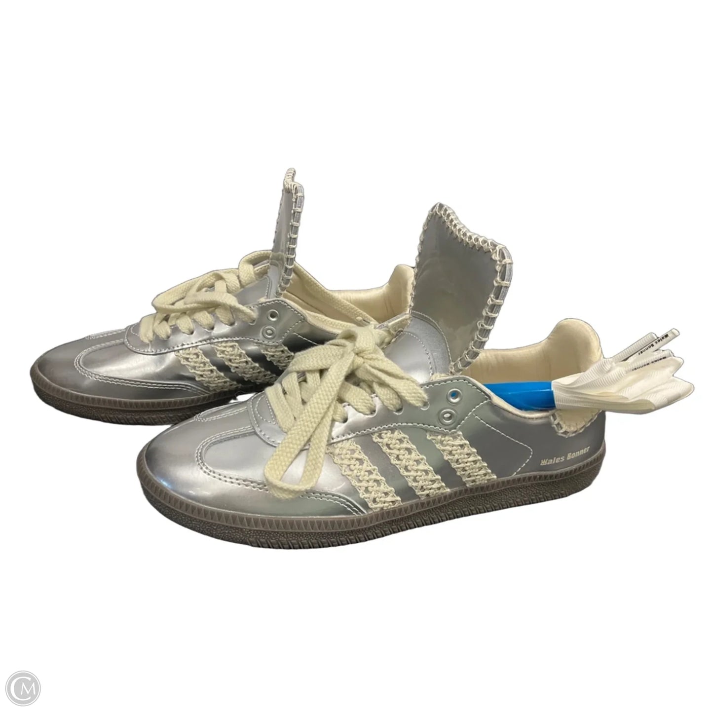 Shoes Athletic By Adidas In Silver, Size: 7.5