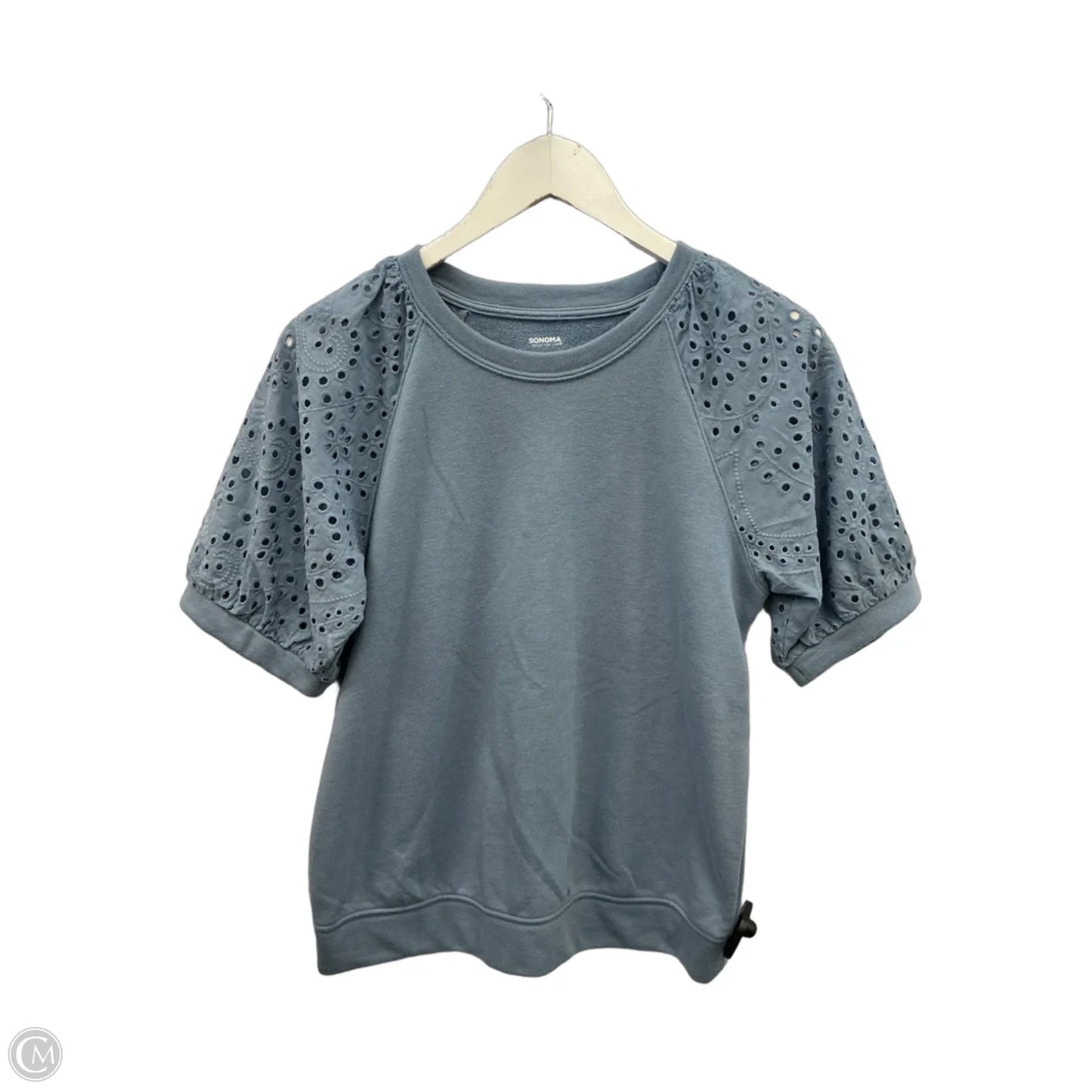 Top Short Sleeve By Sonoma In Blue, Size: S