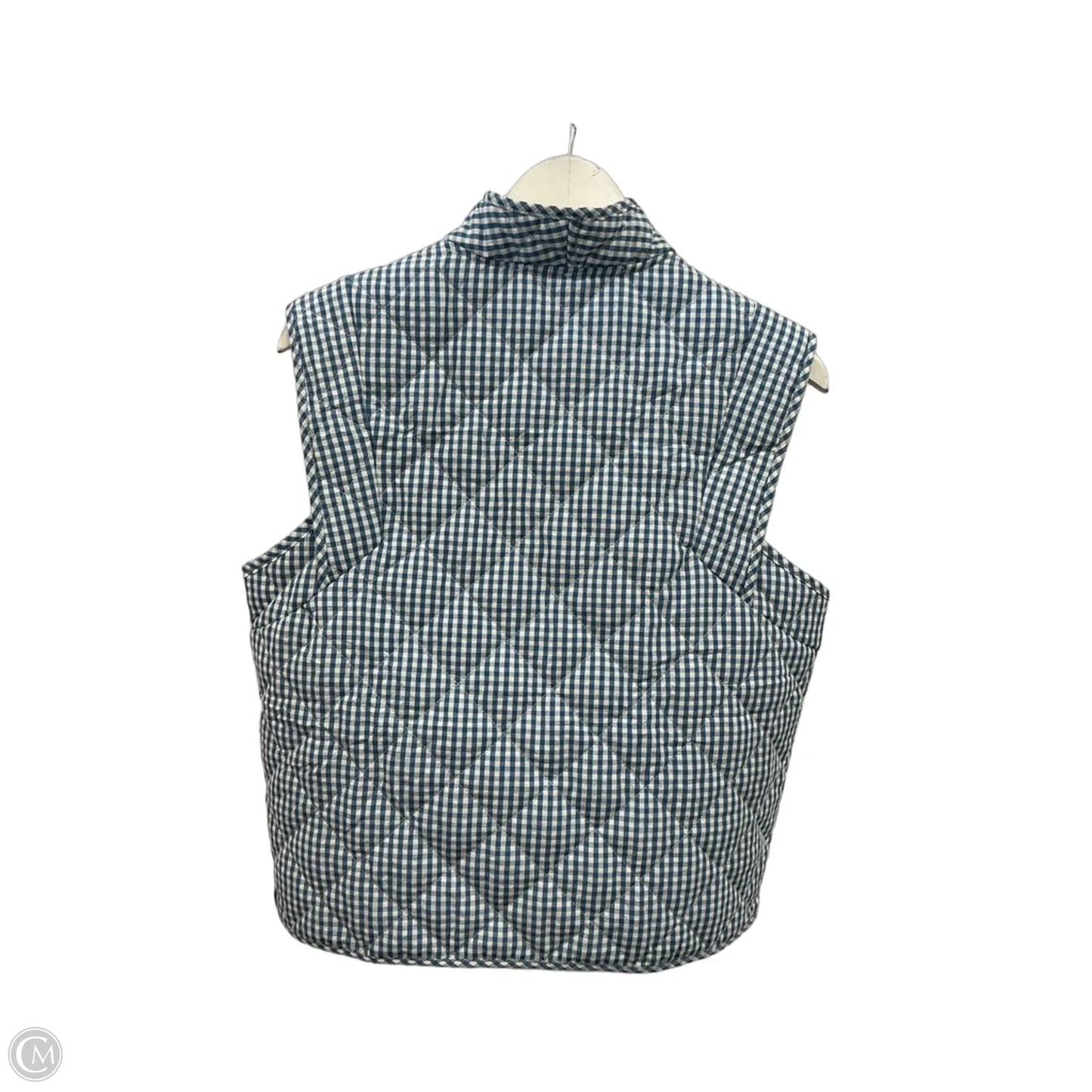 Vest Other By Clothes Mentor In Blue & White, Size: M