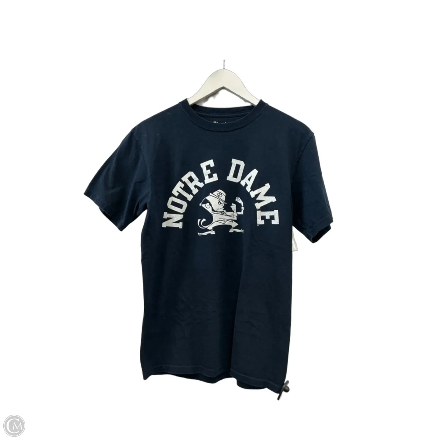 Athletic Top Short Sleeve By Champion In Navy, Size: M