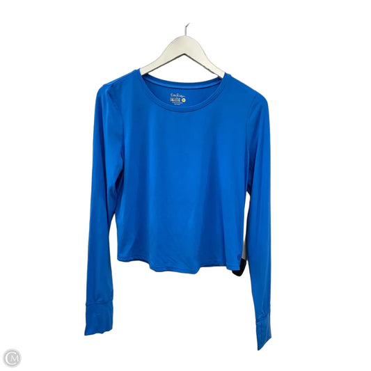 Top Long Sleeve Designer By Lilly Pulitzer In Blue, Size: M