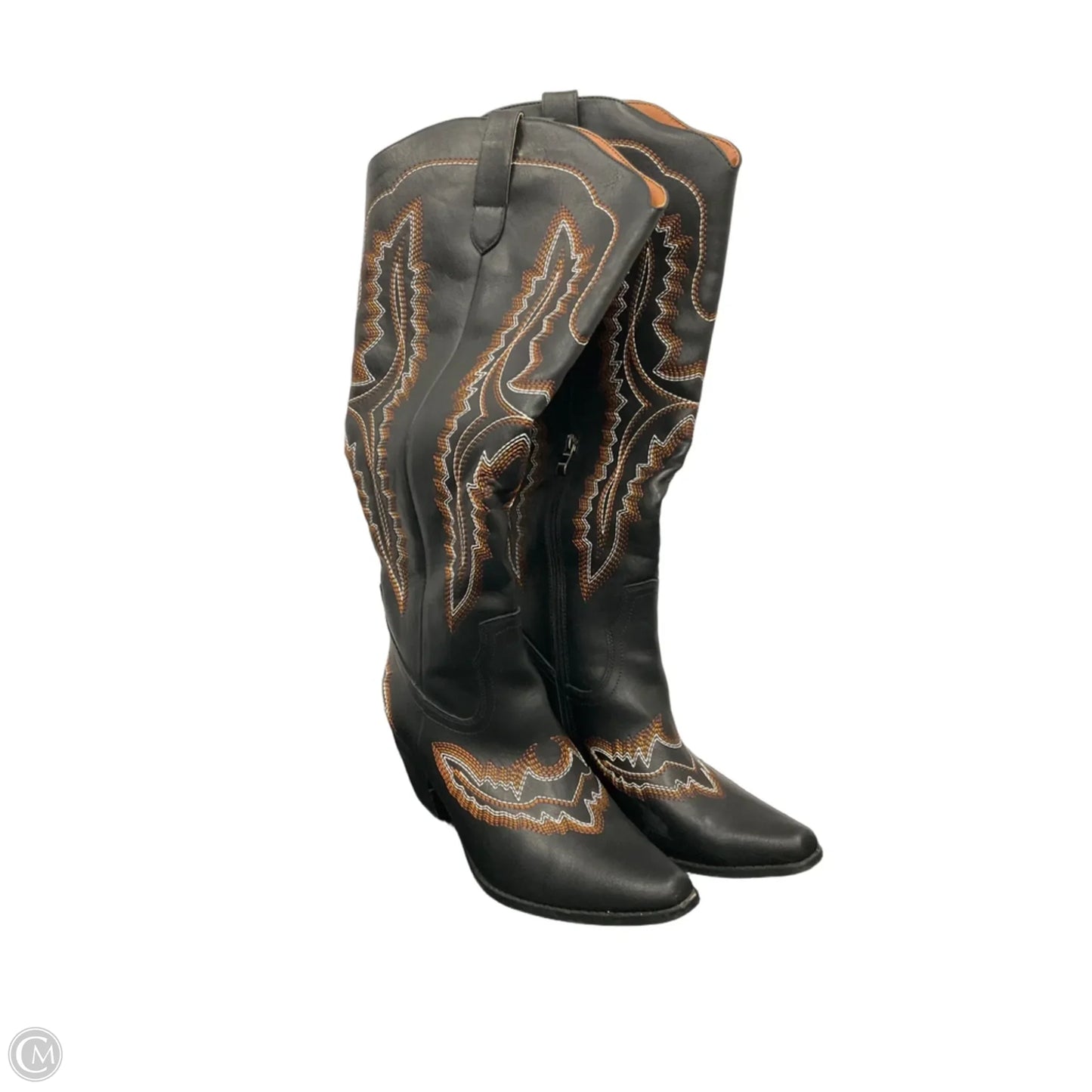 Boots Western By Clothes Mentor In Black, Size: 10