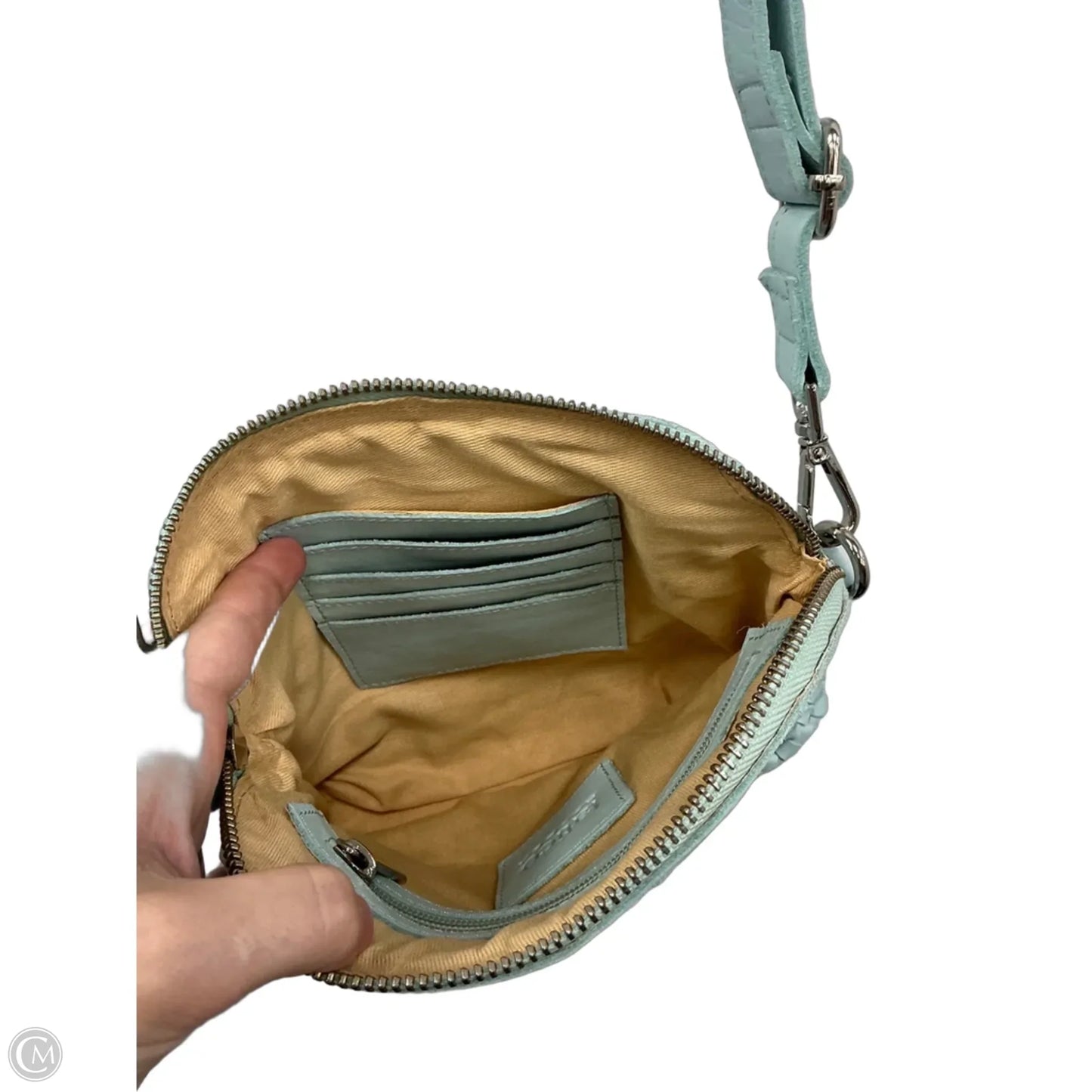 Crossbody Leather By Clothes Mentor, Size: Medium