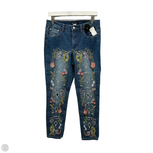 Jeans Skinny By Venus In Blue Denim, Size: 8