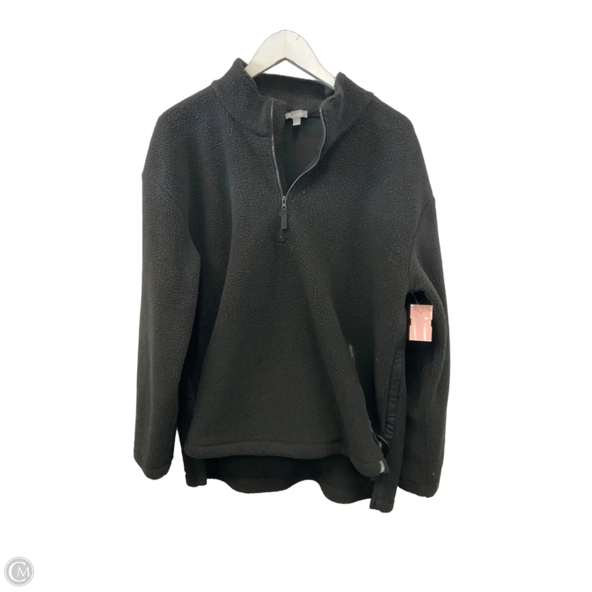 Sweatshirt Collar By Talbots In Black, Size: Xl