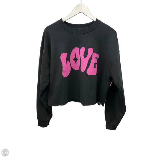 Sweatshirt Crewneck By Gildan In Black, Size: L