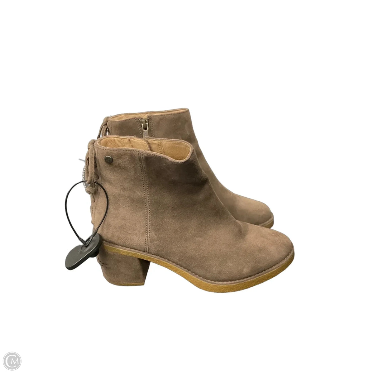 Boots Designer By Ugg In Taupe, Size: 8