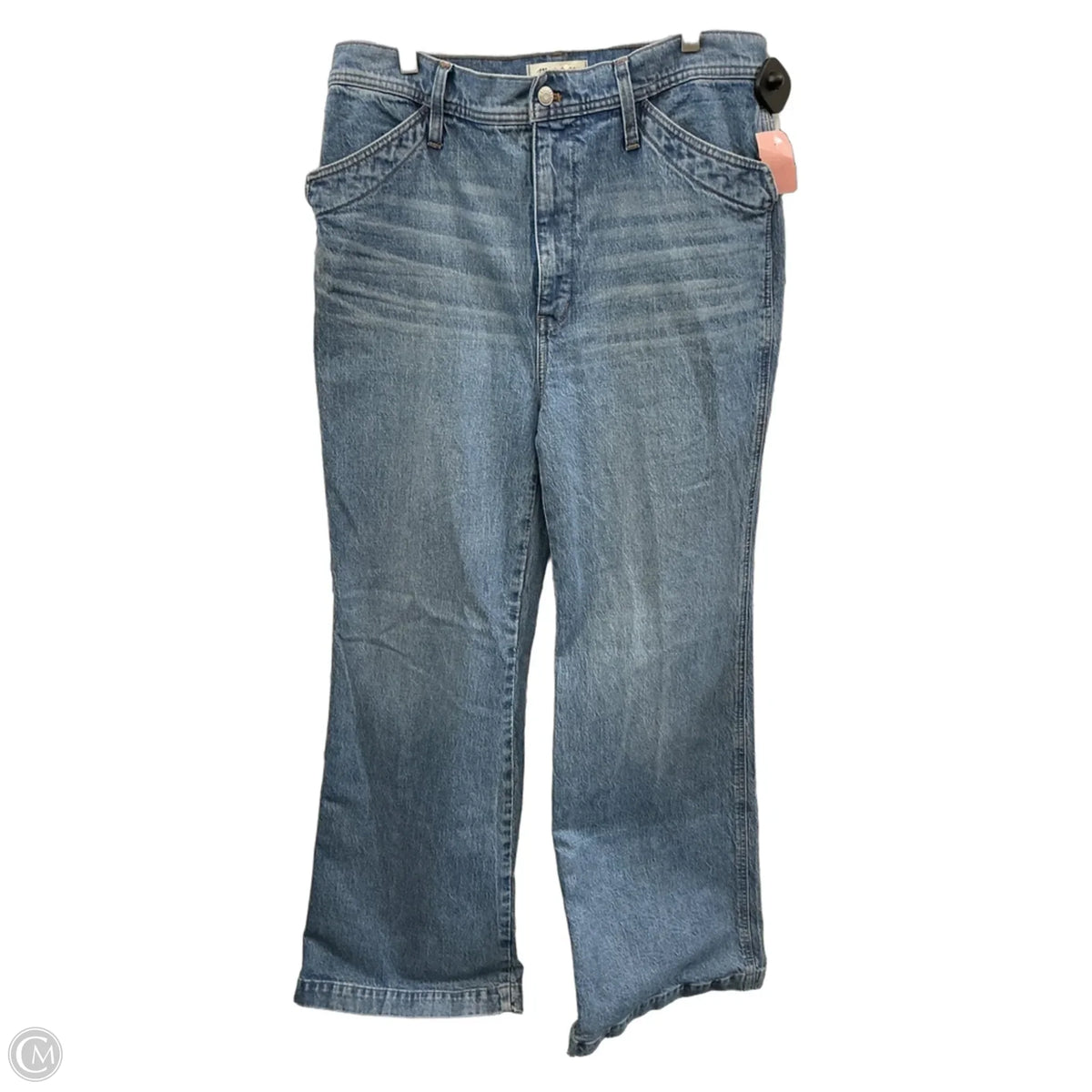 Jeans Flared By Madewell In Blue Denim, Size: 12