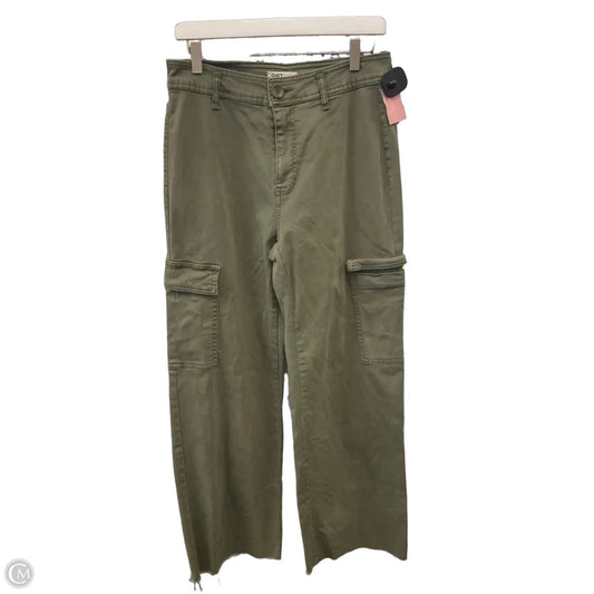 Jeans Wide Leg By Oat In Green Denim, Size: 8