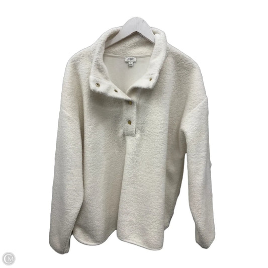 Sweatshirt Collar By J. Crew In Cream, Size: Xl
