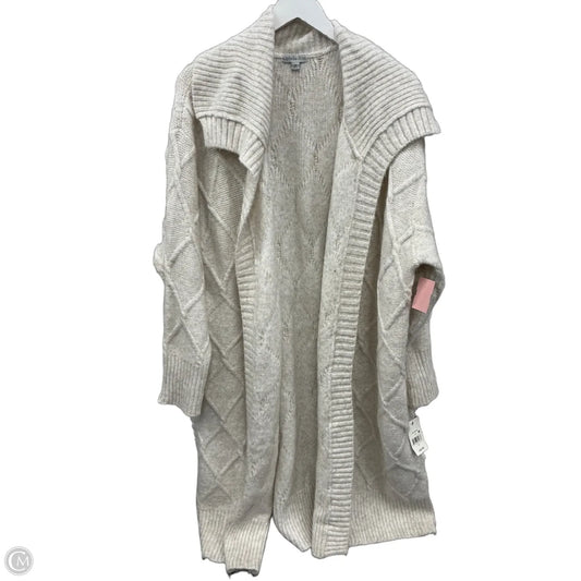 Sweater Cardigan By Ophelia Roe In Cream, Size: 1x
