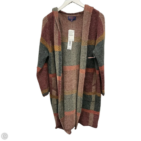 Sweater Cardigan By Joseph A. In Multi-colored, Size: 1x