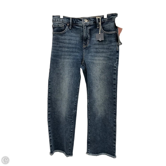 Jeans Cropped By Code Blue In Blue Denim, Size: 4p