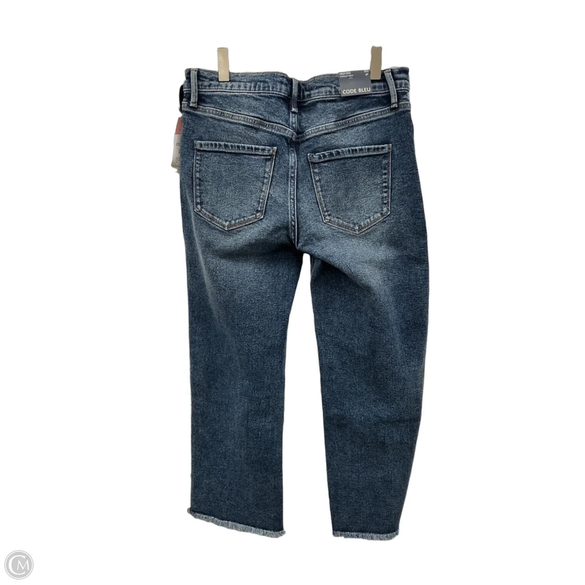 Jeans Cropped By Code Blue In Blue Denim, Size: 4p