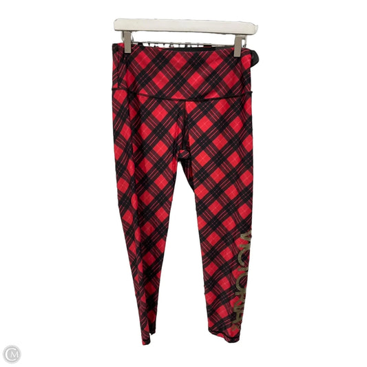 Pants Leggings By Victorias Secret In Red, Size: L